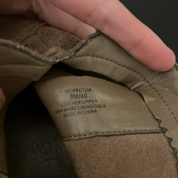 Vince Camuto FRETZIA Perforated Suede Leather Ankle Booties - Picture 7 of 9